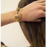 Bracelet Face To Face Léopard avec palme NACH D166-3 144€