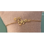 Bracelet flamant rose