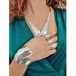 Collier n°1 fabriqué avec des couverts en argent - Création dOlivia 98 5