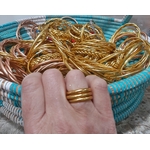 Bague anneau temple tibétain bouddhiste poudre d’or et huile dans tube scellé - La Belle Simone Bijoux 2
