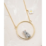 Collier rond Chat tabby assis - Nach