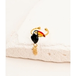 Bague ajustable toucan avec chaines - Nach