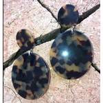 Boucles doreilles TOKYO écailles clips - Francine Bramli 3