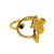 Bague Dorée Sun Bee Lapis Lotta Djossou