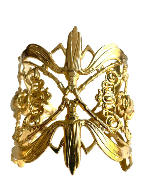 Bracelet MultiSca doré Lotta Djossou de face