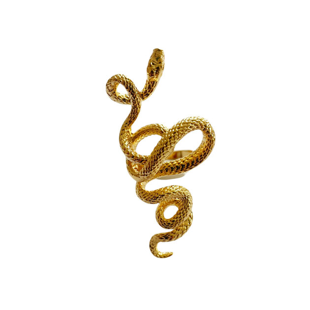 Bague Serpent Doré Lotta Djossou