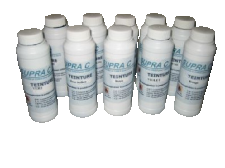 coffret 10 flacons teinture assortis
