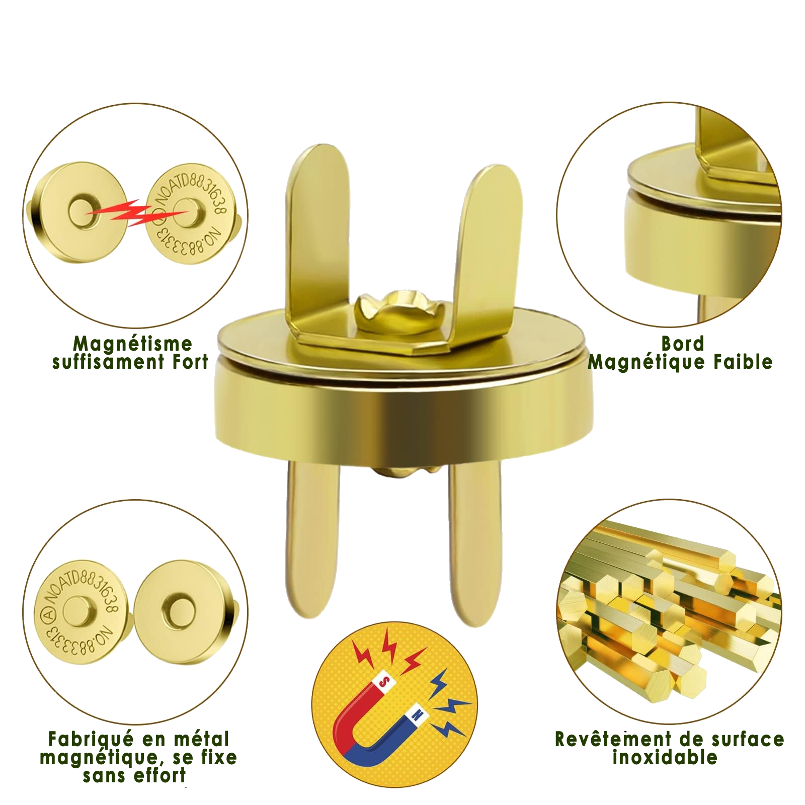 TOP MAGNETIQUE A GRIFFES
