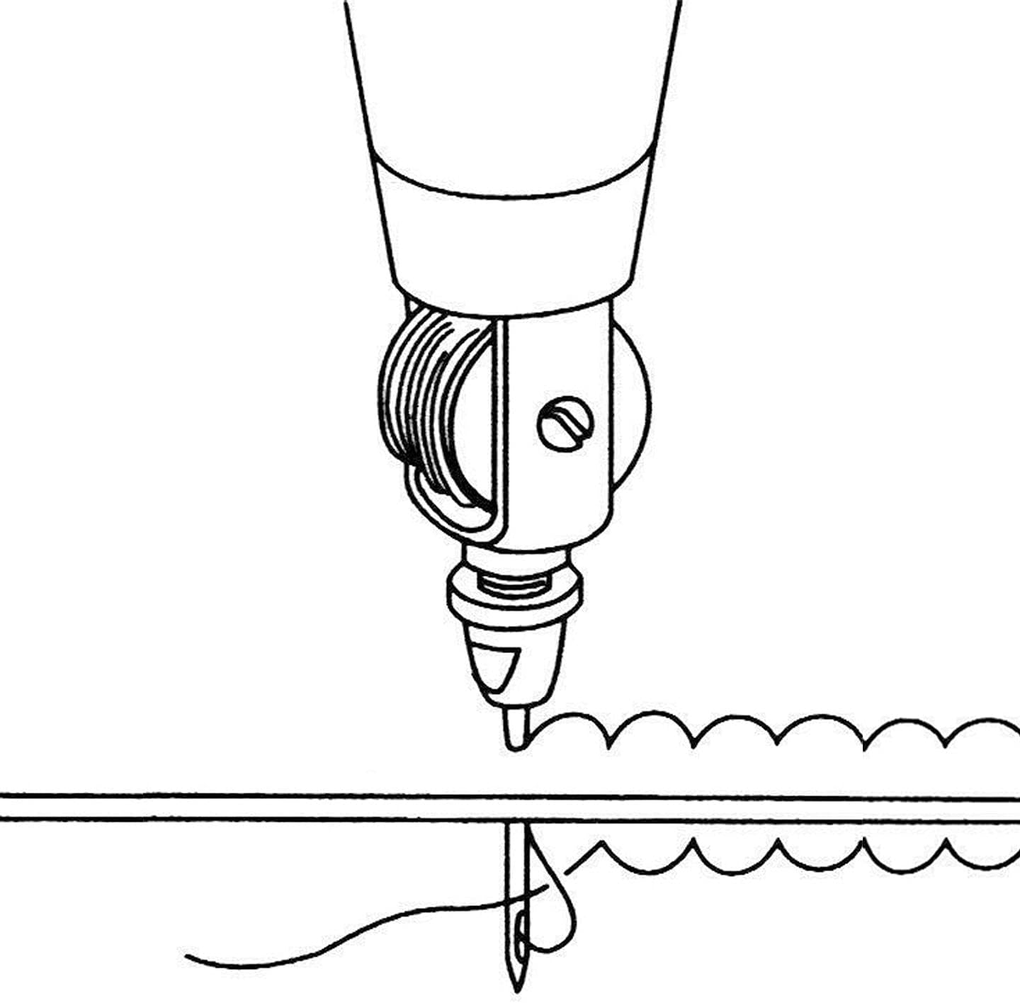 Dessin Couvit pour cuir - Bouton de col