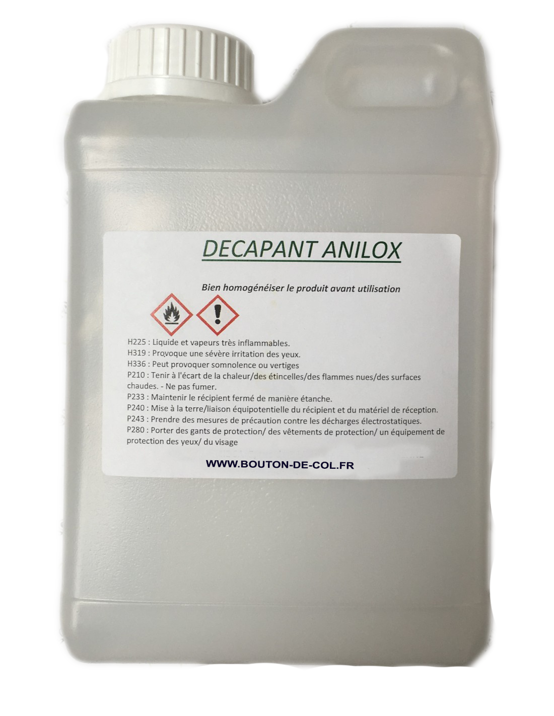 decapant-anilox-Bouton de col