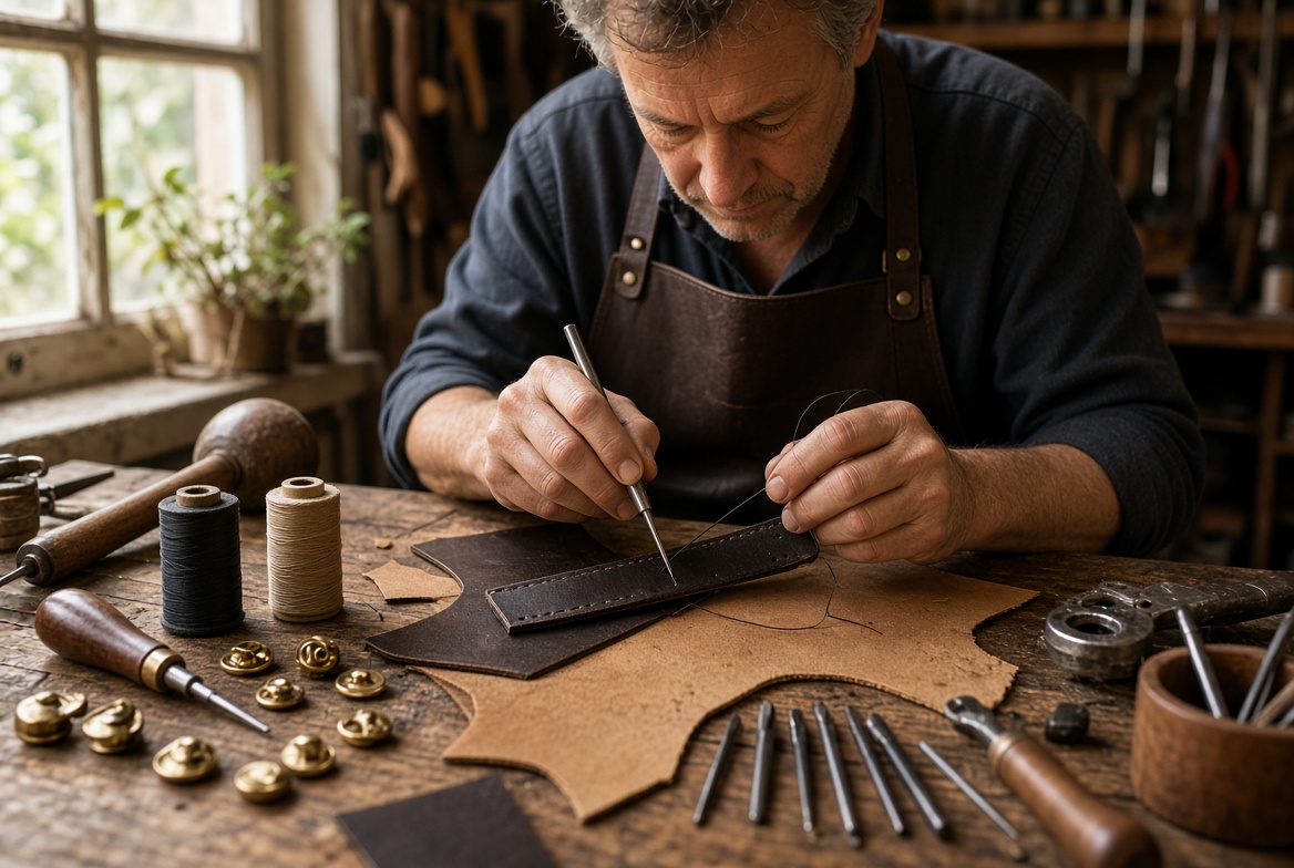 bouton de col artisan