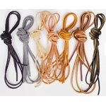 Lacets cuir - Bouton de col