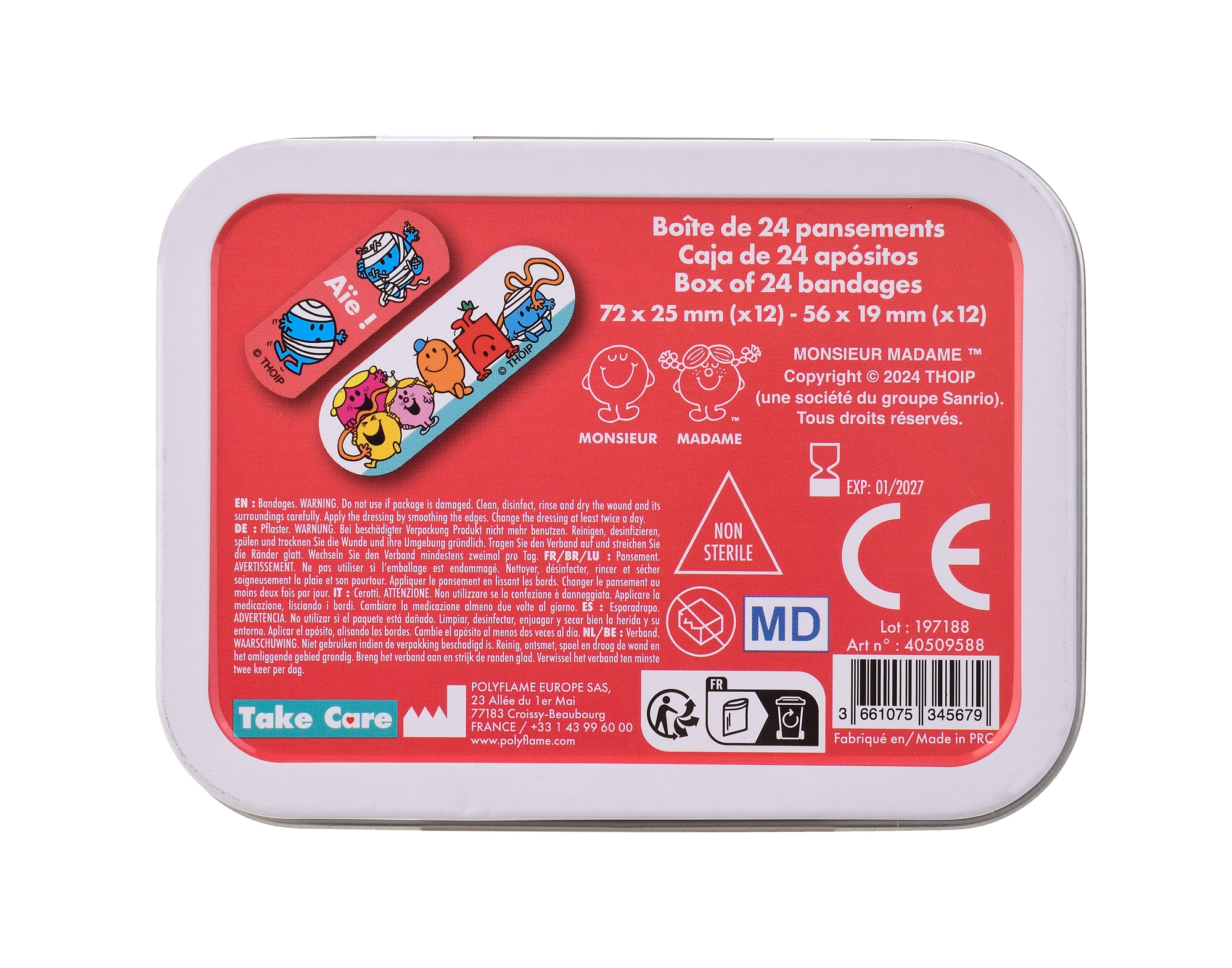 pansements monsieur madame