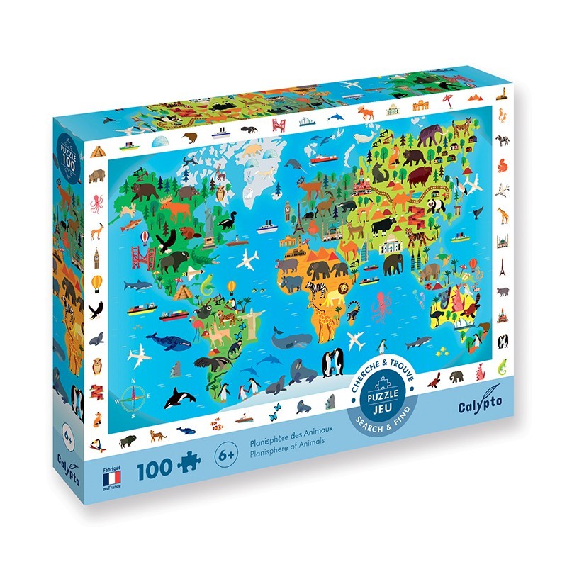 puzzle-100-pieces-cherche-et-trouve-planisphere-des-animaux