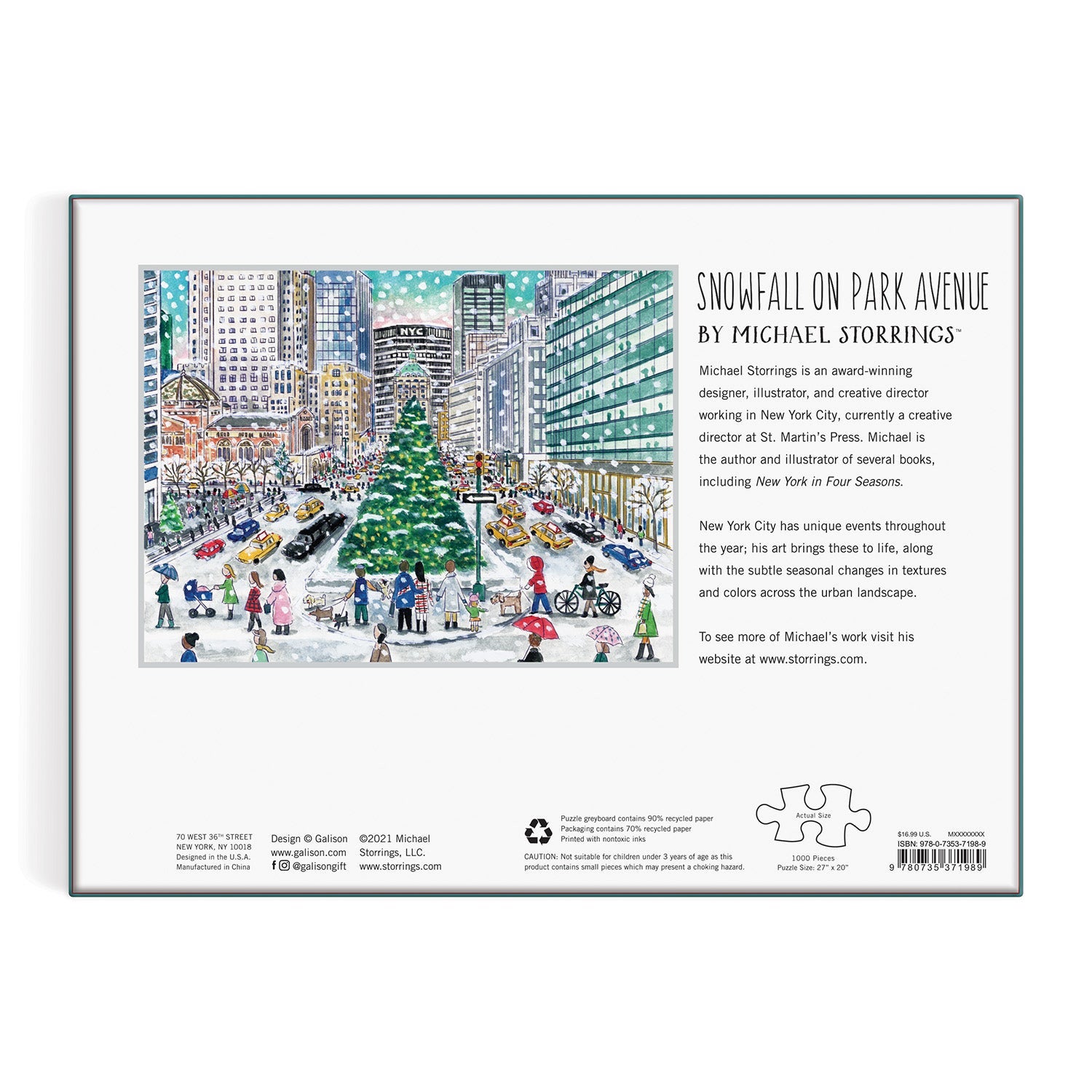 michael-storrings-snowfall-on-park-avenue-1000-piece-puzzle-galison-501021