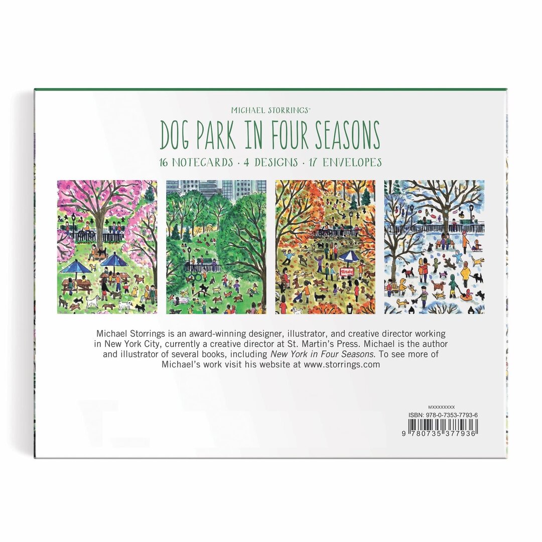 michael-storrings-dog-park-in-four-seasons-greeting-card-assortment-michael-storrings-842766
