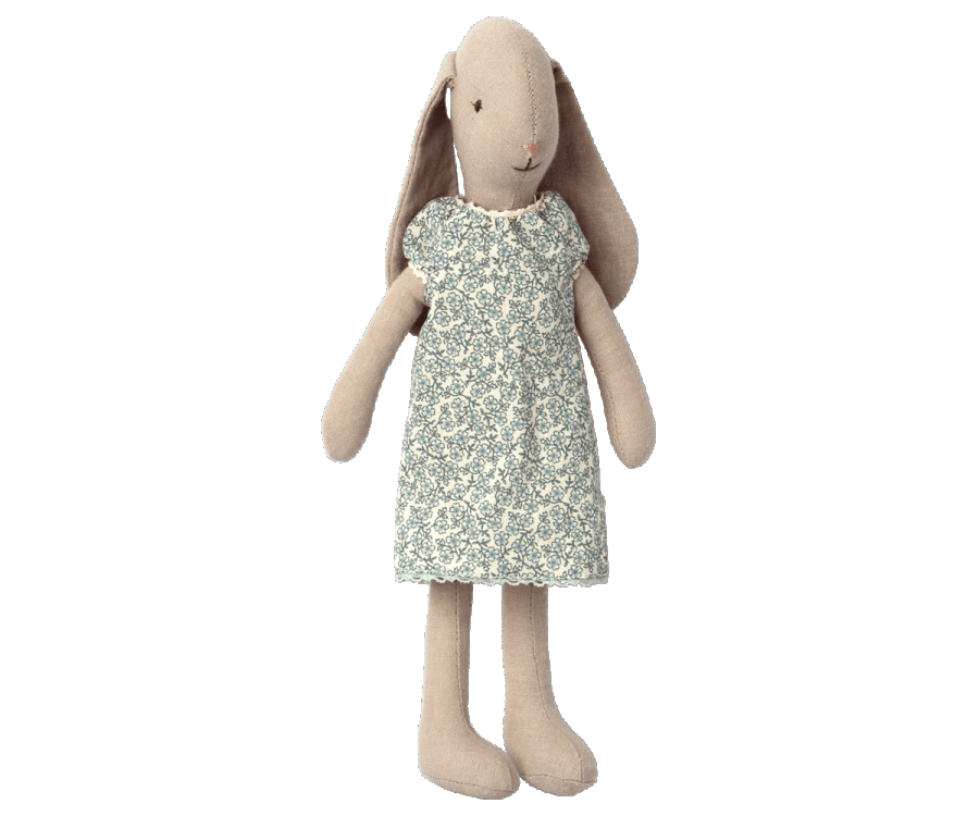 Maileg - Poupée lapin marron 2m avec robe - Maileg - Le Petit Zèbre