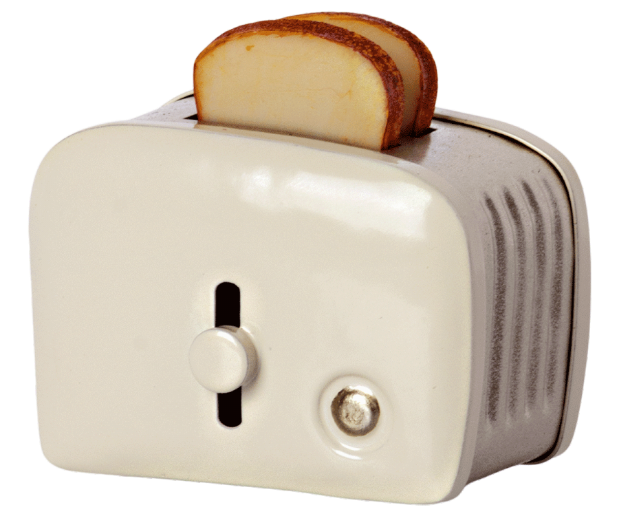Grille pain miniature toaster Maileg coloris off-white