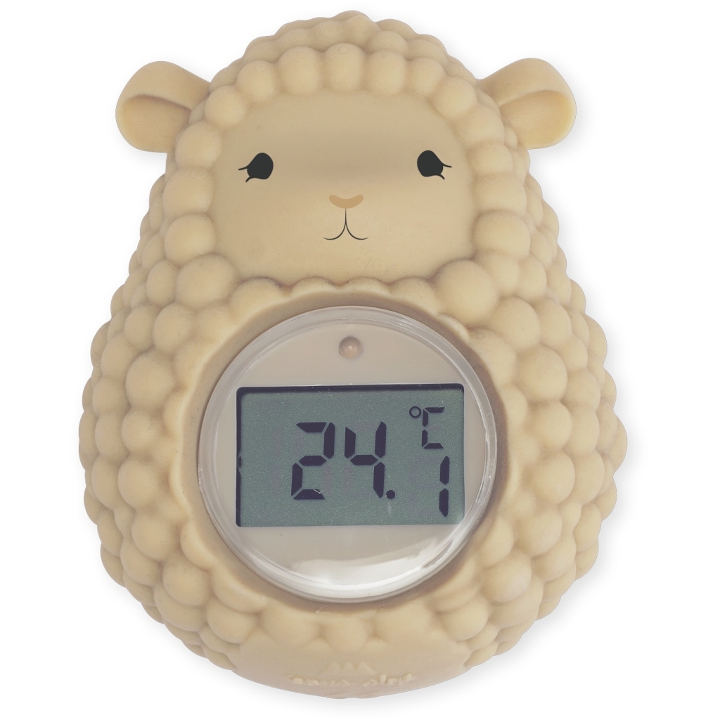 Thermomètre pour le bain en silicone en forme de mouton