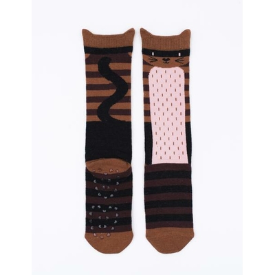 Chaussettes hautes Chat Kitty Stripe