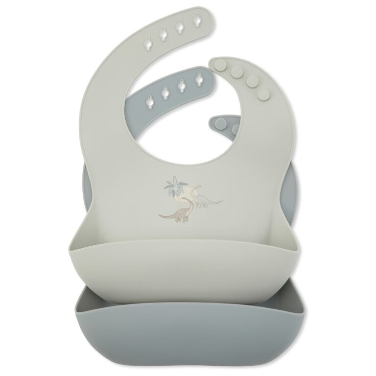 Lot De 6 Bavoirs Bébé Imperméables - Coton 100% - Boutons-Pression Réglables - Pour Repas Et Activités