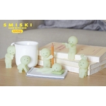 Collectible Surprise Figurine Smiski Série Bed Phosphorescente - Collection Aléatoire (1 Unité) Collection Phosphorescente
