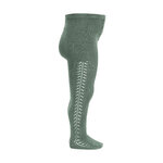 leotardos-algodon-calido-con-calado-lateral-verde-liquen