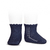 chaussettes-courtes-coton-ajouree-lateral-bleu-marine