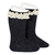 chaussettes-hautes-bordure-en-dentelle-vintage-bleu-marine