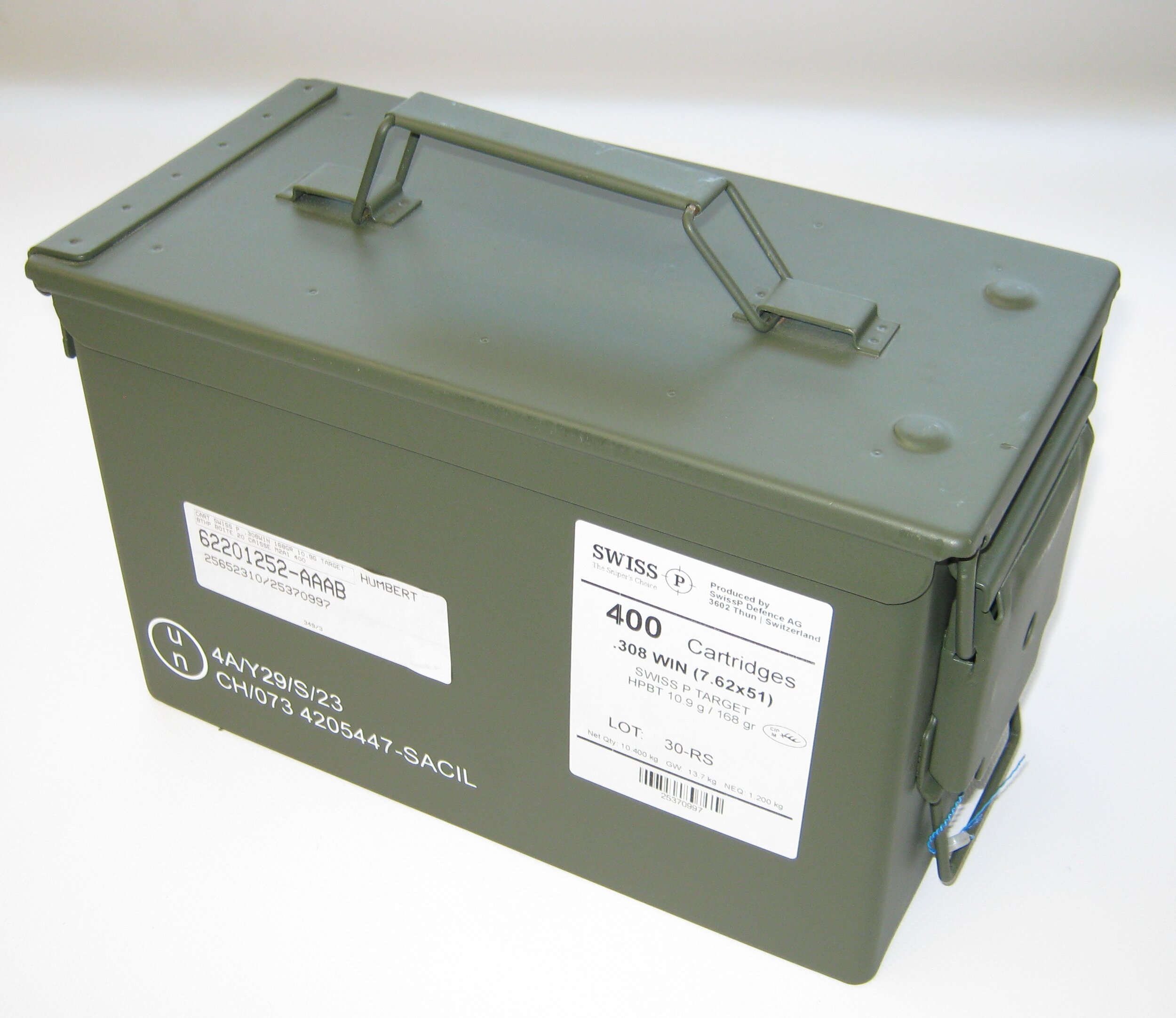 Caisse SWISS Olive 1