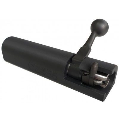 CZ 457 START KIT - Protège Culasse Avec Couvercle NOIR LOGO CZ ROUGE + Guide Baguette NOIR Item 12990723