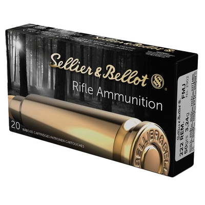 Sellier et Bellot .222 FMJ par 20