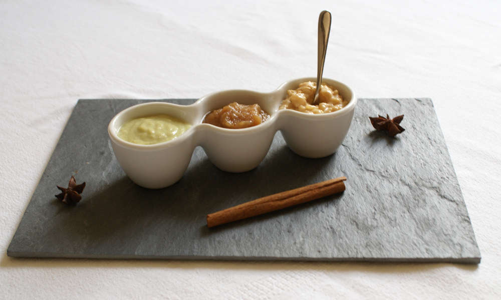 Trio d'automne - dessert gastronomique en livraison à domicile