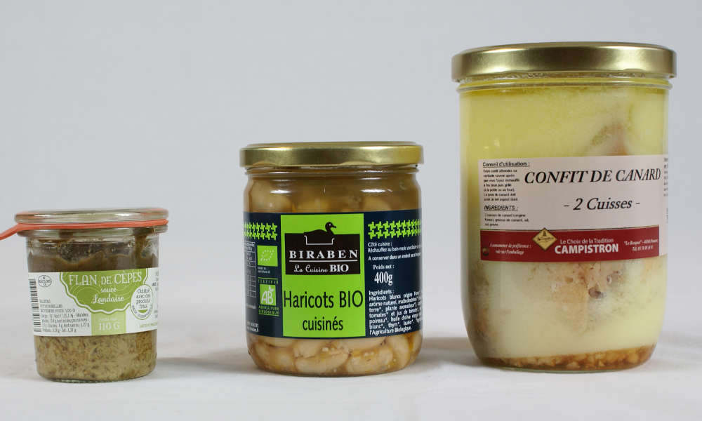 bocaux confit
