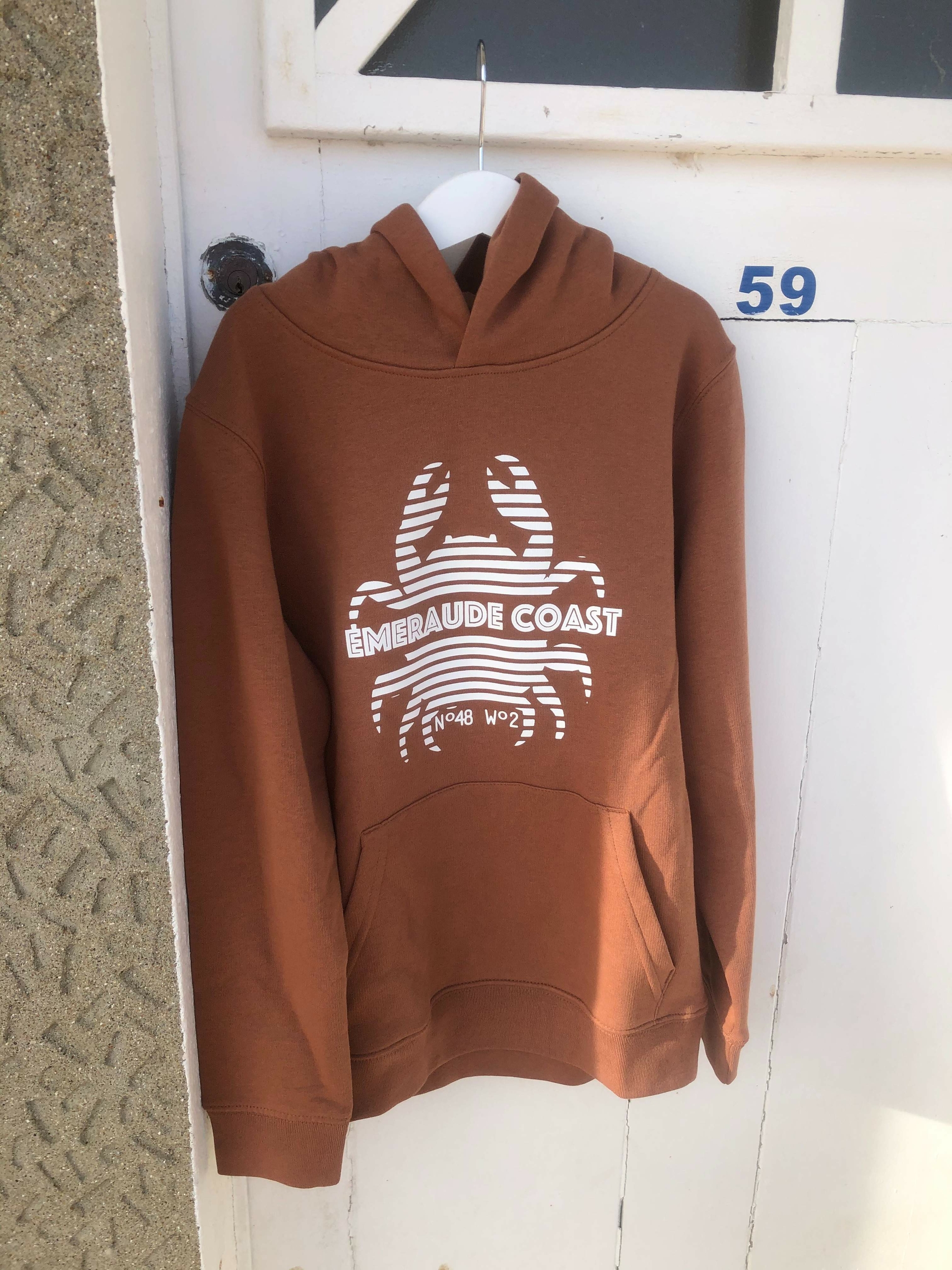 sweat enfant camel emeraude coast