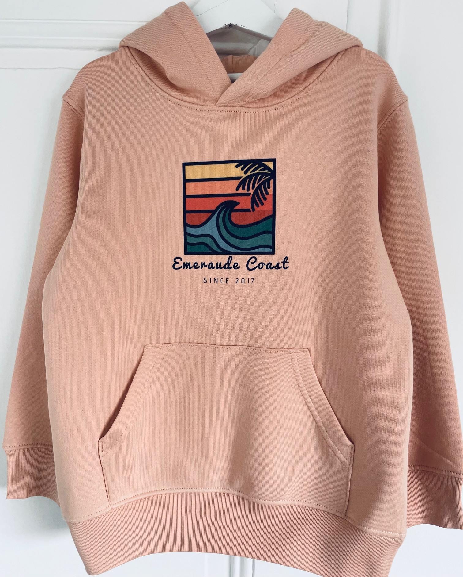 sweat Emeraude coast enfant rose Vague-compressed
