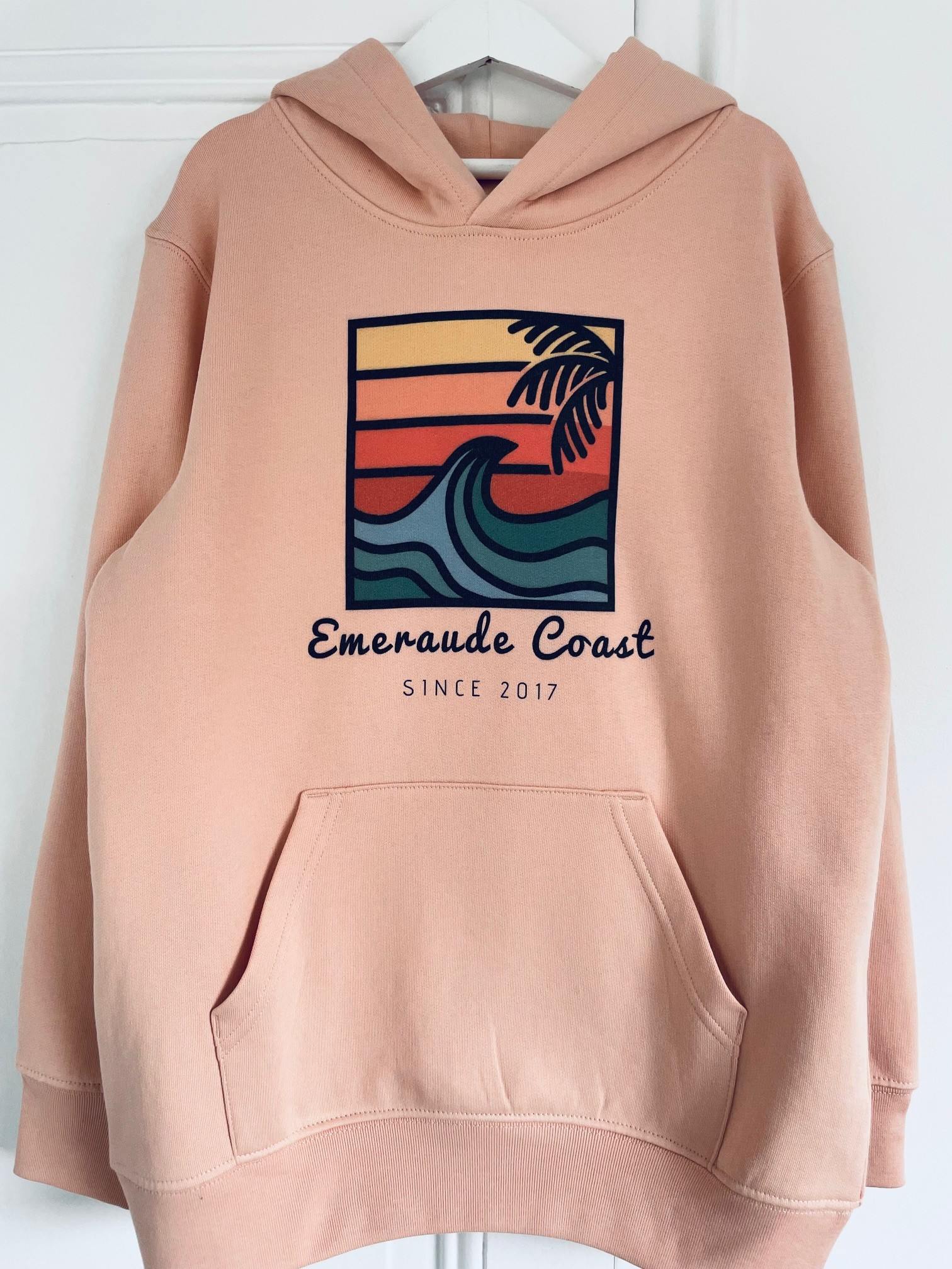 sweat Emeraude coast enfant rose Vague3-compressed
