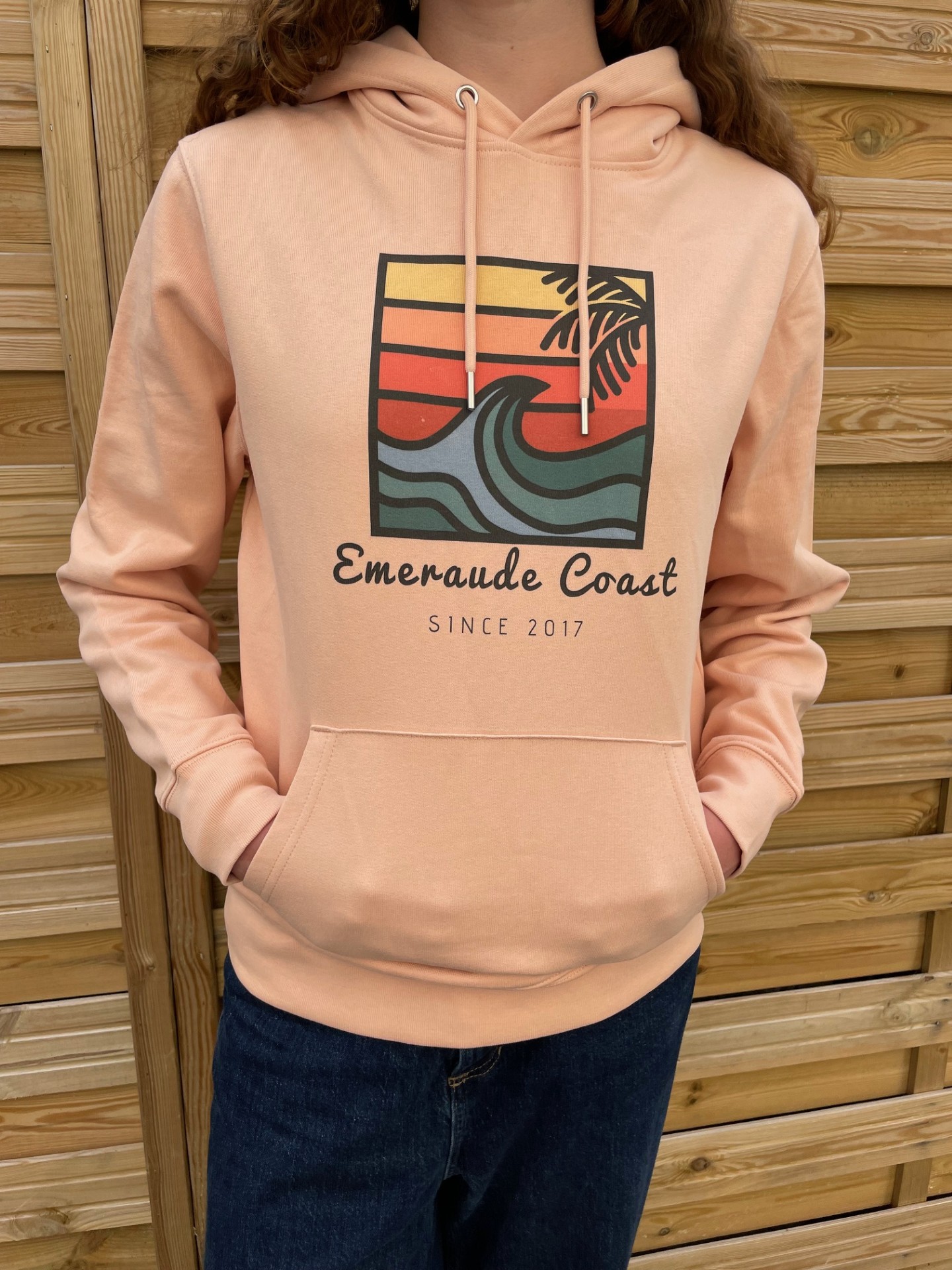 sweat Emeraude coast adulte rose3