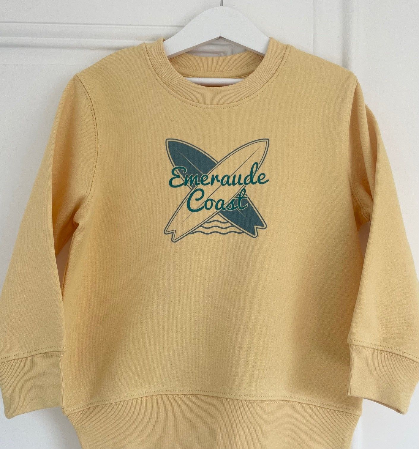 sweat breton  col rond Planches Emeraude Coast-compressed