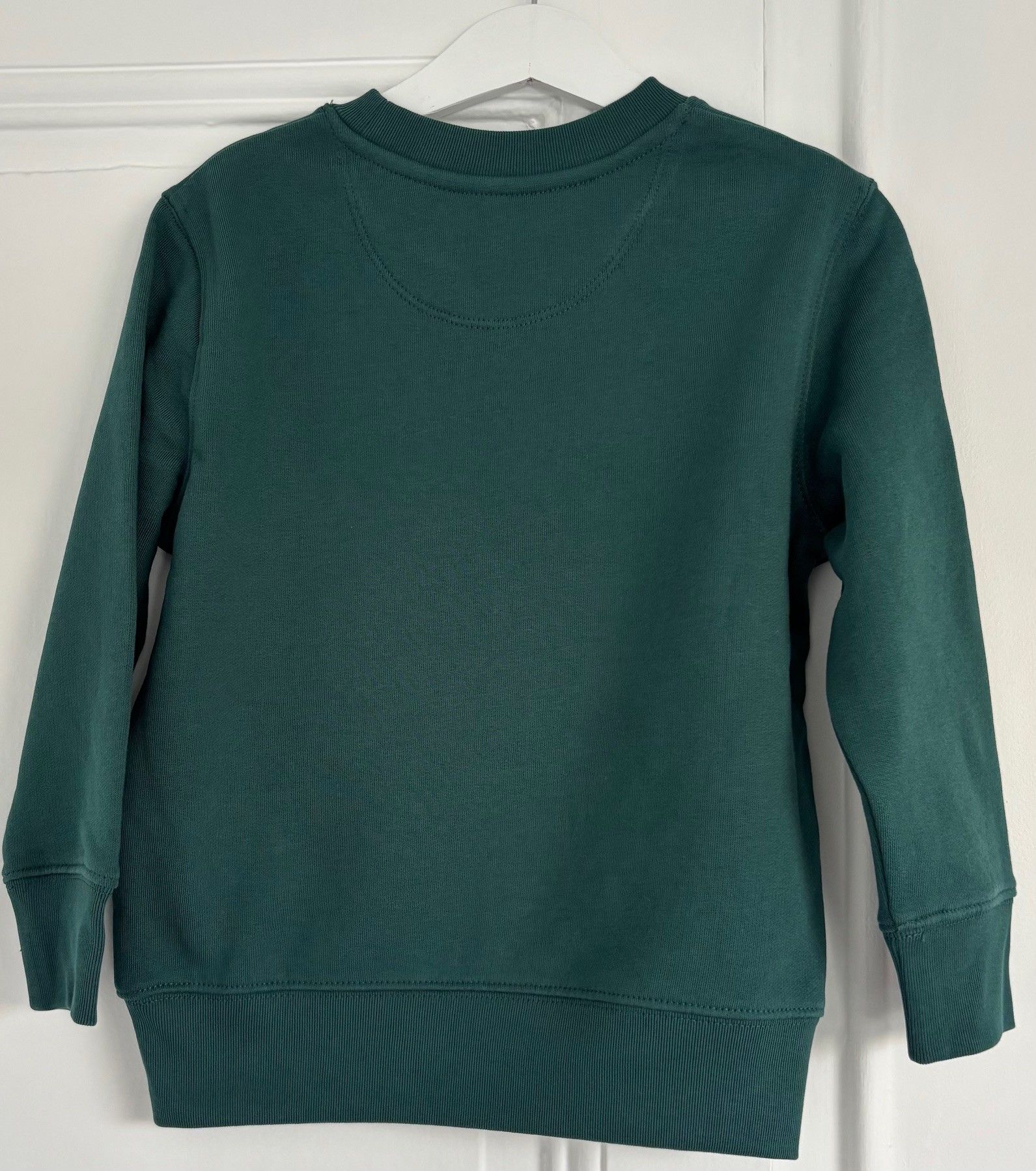 sweat enfant vert fonce emeraude coast breton Crabe -compressed