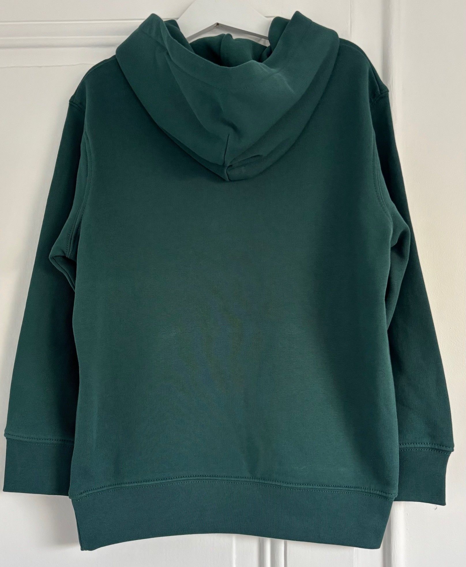 sweat capuche enfant vert fonce emeraude coast breton Crabe 2 -compressed