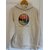 sweat adulte capuche ecru coucher de soleil Emeraude coast-compressed
