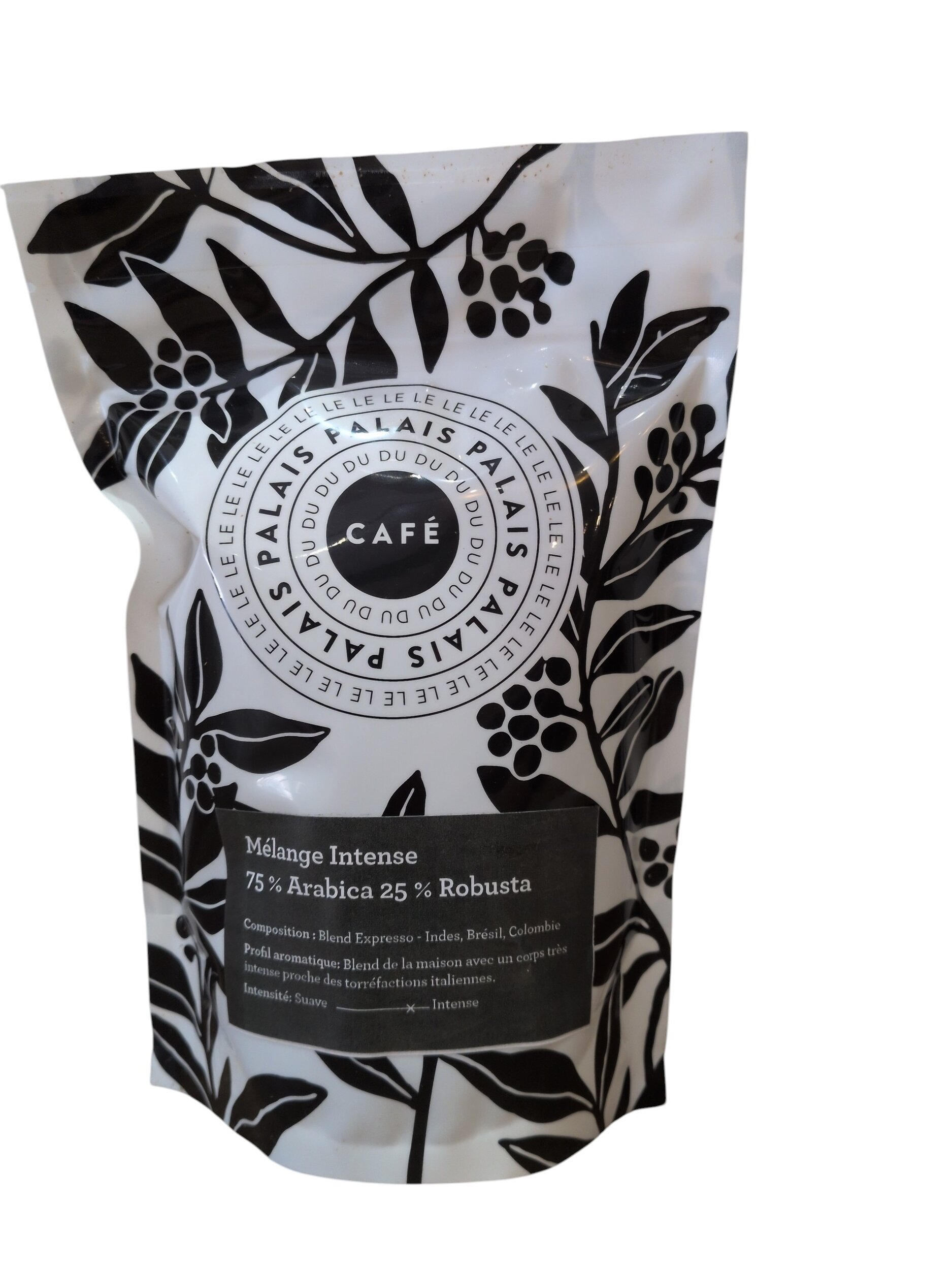 Mélange Italien 25% Robusta - 75% Arabica - Inde, Brésil, Colombie