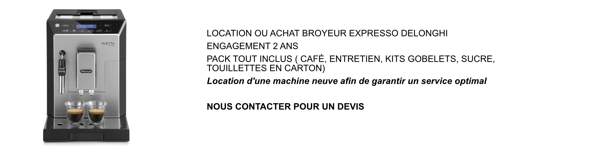 BROYEUR EXPRESSO DELONGHI