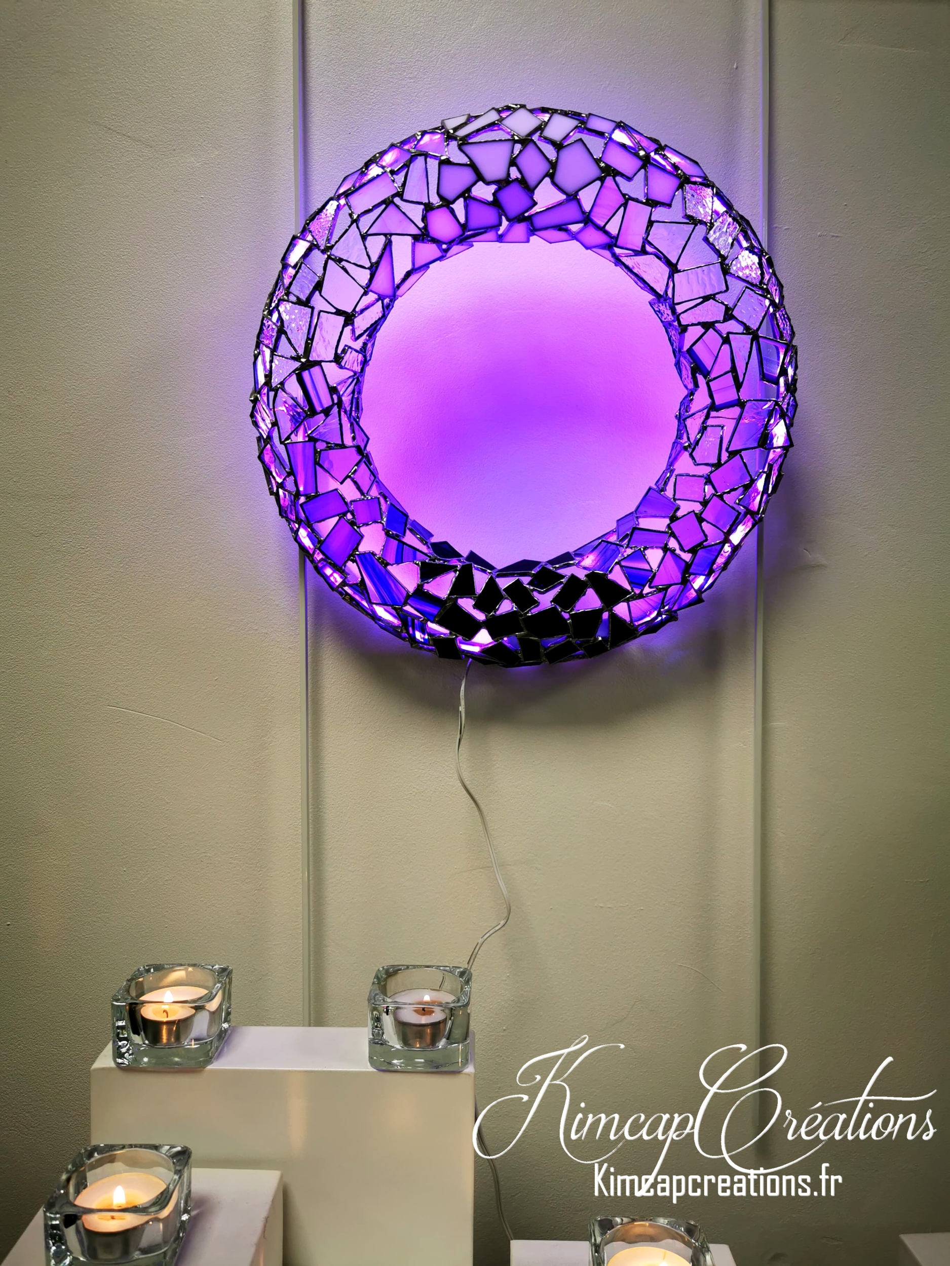 Stellar création décoration en verre lumineuse, ruban LED FOKC101_280€