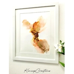 dessin moderne, peinture abstraite à base dencres avec nervures irisées pour décoration dintérieur DEY011b_28€