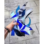 Sculpture vitrail tiffany, création étonnante FOKC141c_185€