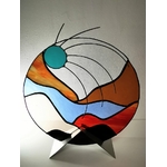 Sculpture vitrail circulaire Kimcap Creations FOKC160e_240€