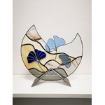 sculpture vitrail feuille Gingko FOKC161_240€