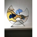 sculpture vitrail feuille Gingko FOKC161b_240€